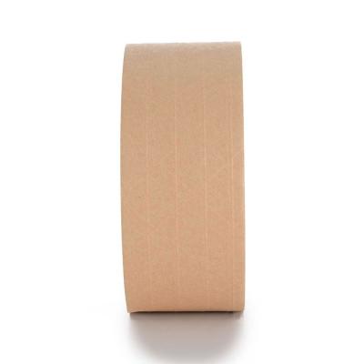 Strapazierfähiges Karton-Verpackungsklebeband aus braunem Kraftpapier mit Glasfaserverstärkung und Nasskleber