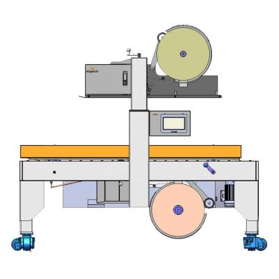 KN-353 Halbautomatischer Kartonverschlussautomat für wasseraktiviertes Nassklebeband