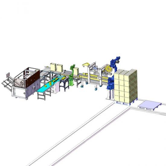 Water-activated Gummed Tape Case Erecting and Case Sealing Integrated Machine