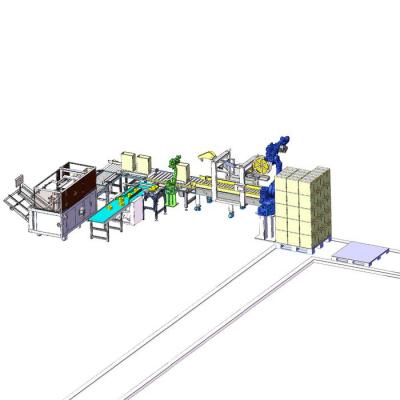 Water-activated Gummed Tape Case Erecting and Case Sealing Integrated Machine
