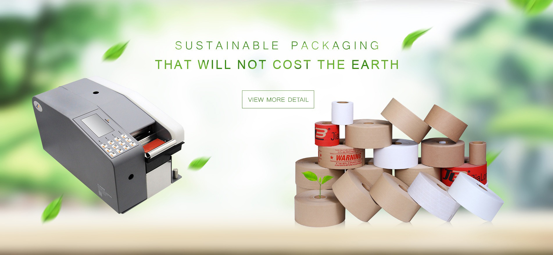 wasseraktiviertes Packband aus Kraftpapier